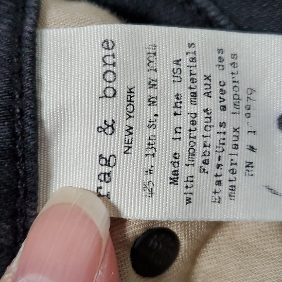 Rag and Bone Rock Soft w holes jeans - Picture 5 of 8